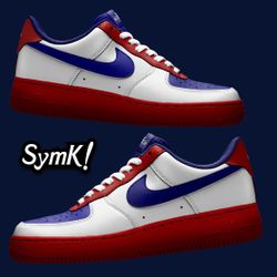 Custom Nike Af1 July 4th Theme 