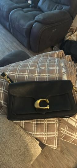 Coach Tabby Black Leather Shoulder Bag