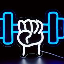 Dumbbell LED Neon Sign