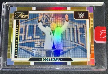 2024 Panini Three Count WWE Scott Hall Timeless Moments GOLD 1/2 #152 Hall of Fame