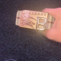 Mcm And Burberry Belts 