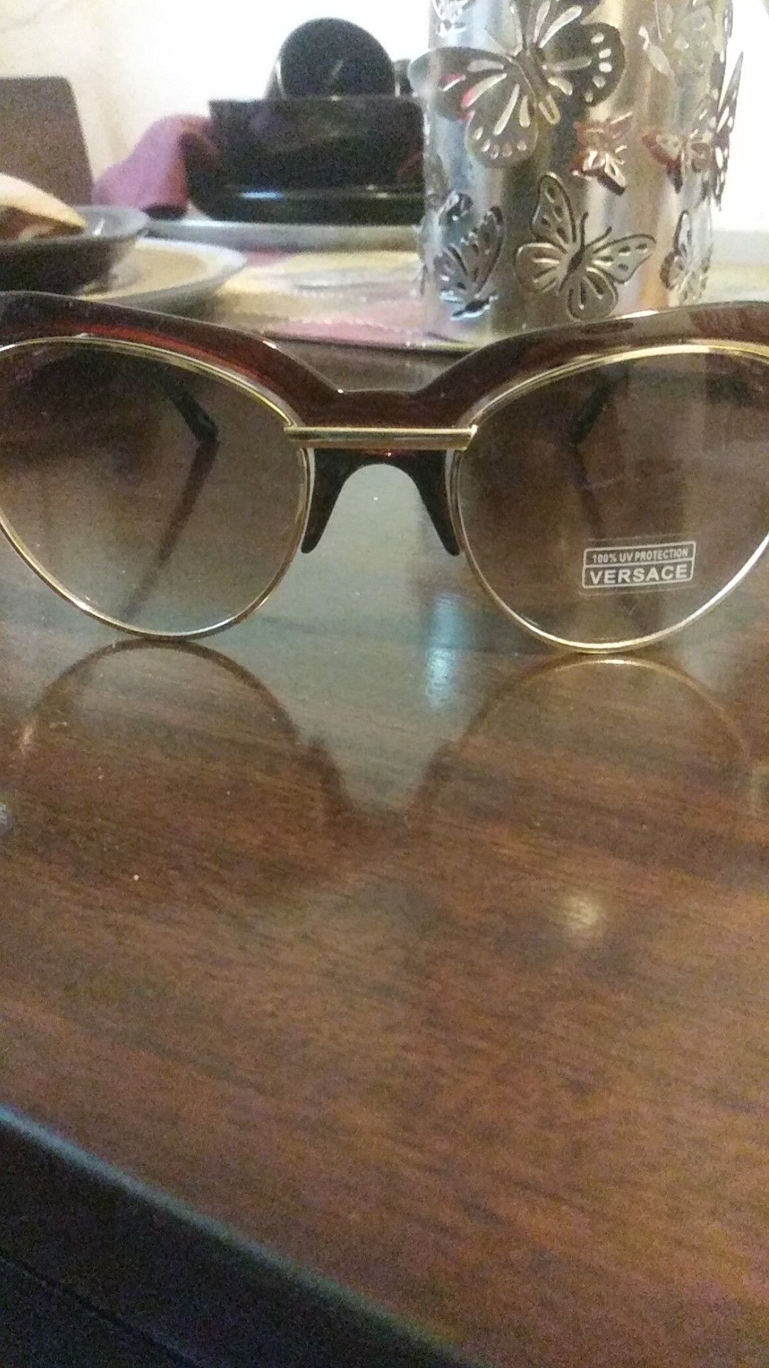 Brand new females versace sunglasses $60