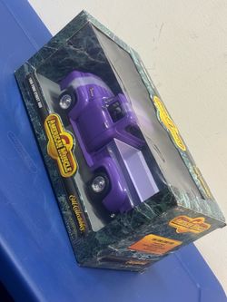 1997 ERTL American Muscle 1956 Ford Street Rod Purple Pickup Truck, 1/18, NIB Die cast car