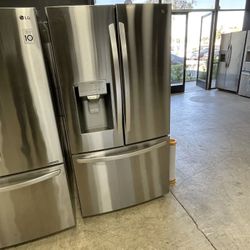 LG French Door Refrigerator Platinum Counter Depth