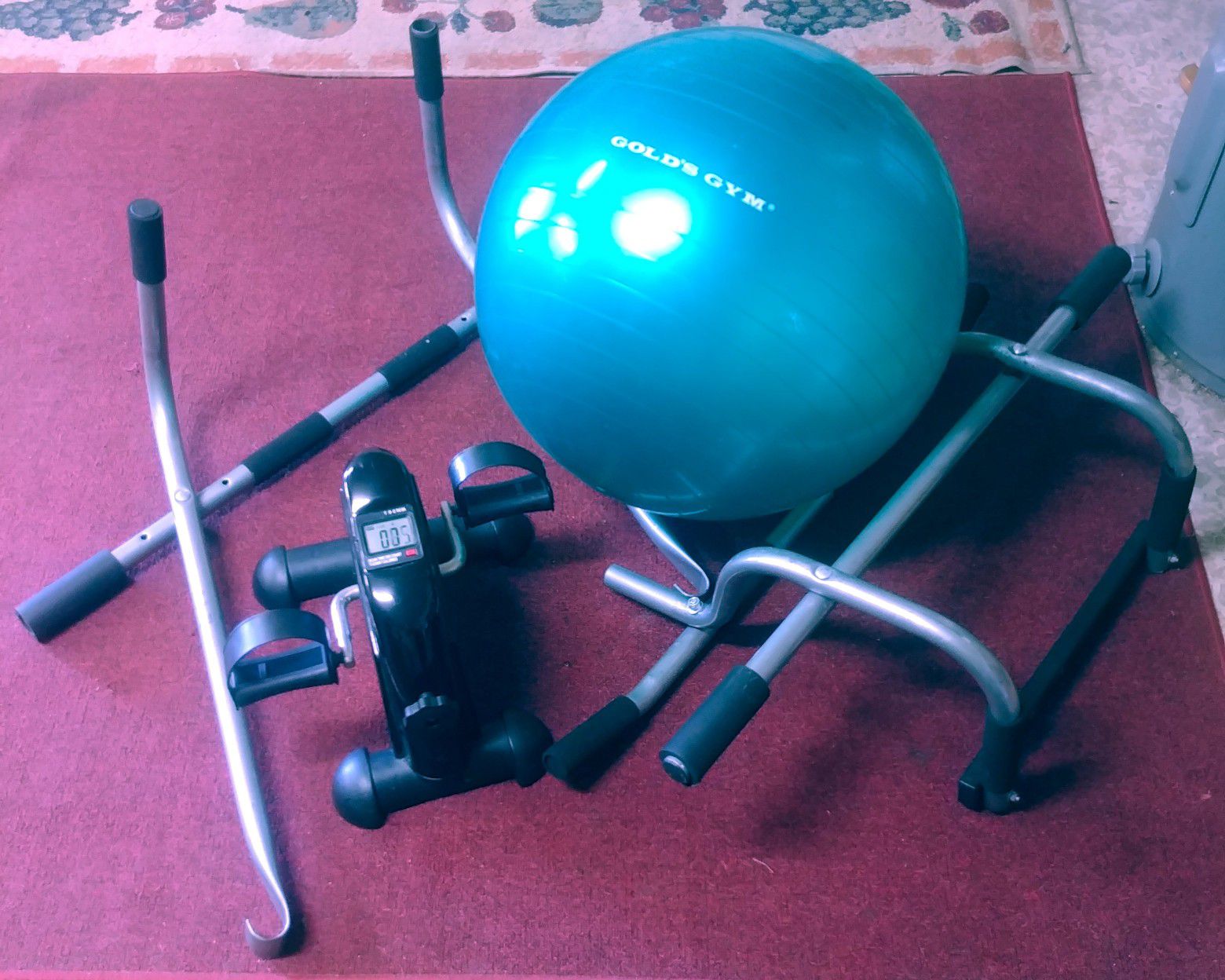 Exercise Ball Fitness Pedal Cycle & Pull up Chin up Bars
