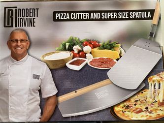 Pizza Cutter & Spatula. Robert Irvine