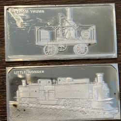 Vintage Sterling Silver Railroad Bars – Heavy Silver (60+g each)