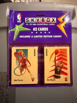 1991-92 SKYBOX NBA FACTORY SEALED BLISTER PACK basketball cards possible Michael Jordan
