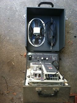 Vintage Pageant Sound Projector - 16mm Film Projector With Speaker in Case - For Parts / Restoration