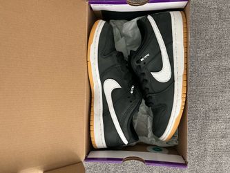 Nike sb dunk low black gum sneakers