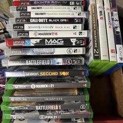 PS3 And Xbox Video Games