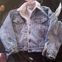 Vintage Levi’s Sherpa-Lined Denim Jacket