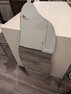 Organic Shaped Irregular Mirror