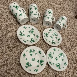 Nieman Marcus Clover Tea Set 8 pieces