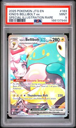 2025 Iono’s Bellibolt ex Psa 9