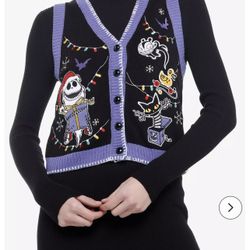 Nightmare Before Christmas Sweater Vest 