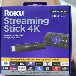 ROKU streaming stick 4K new