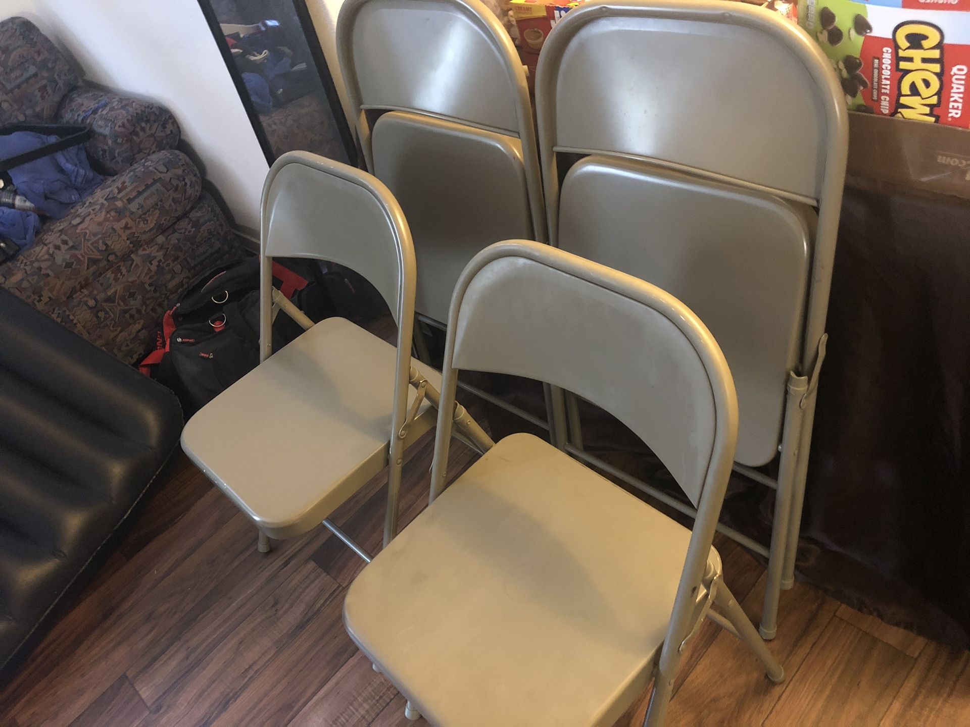 x4 Metal Fold Out Chairs