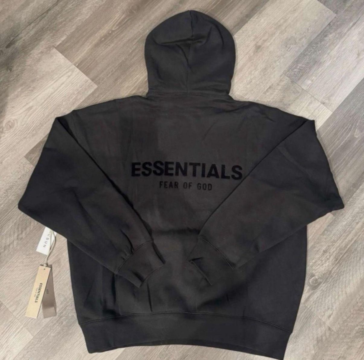 🖤 NEW ESSENTIALS HOODIE - BLACK (SIZE XXS) 🖤