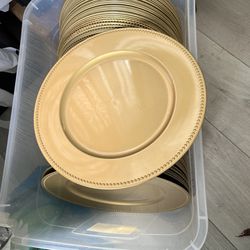 Gold Charger Plates 