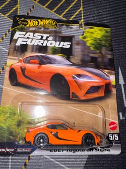 Hot Wheels Premium Fast & Furious JBM00 2021 TOYOTA GR SUPRA  Orange