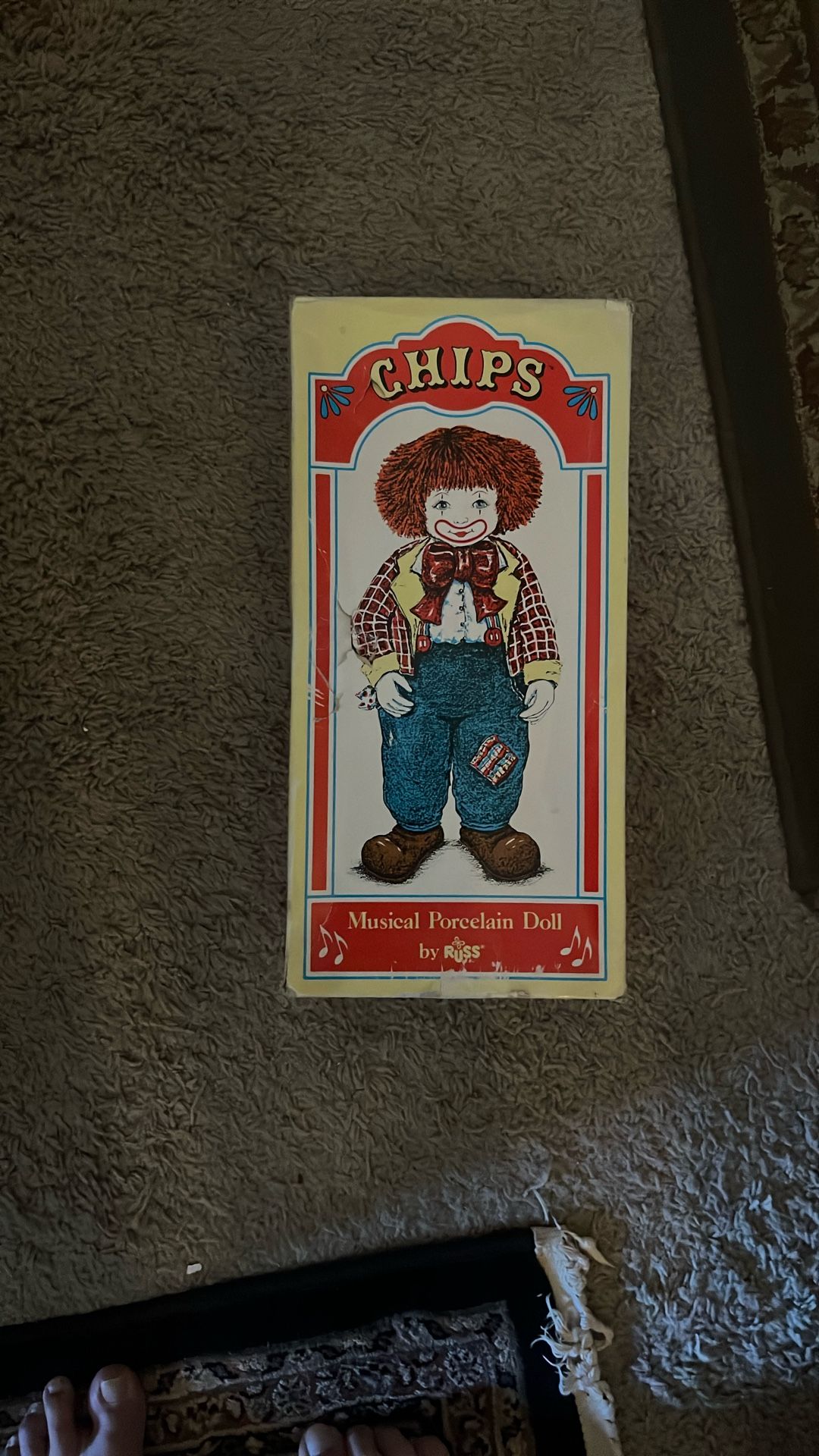 Chips Musical Porcelain Doll