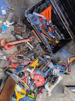 Large Mixed Hand Tool Lot super heavy tools