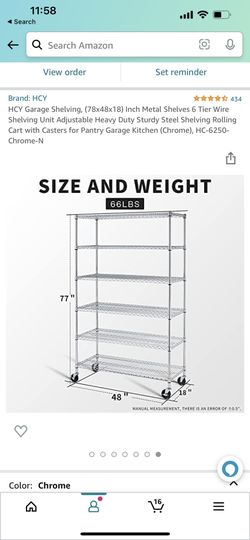 Metal Shelving Units (4 Available)