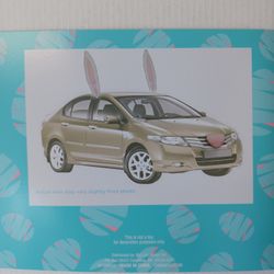 Easter Bunny Car Decoration 