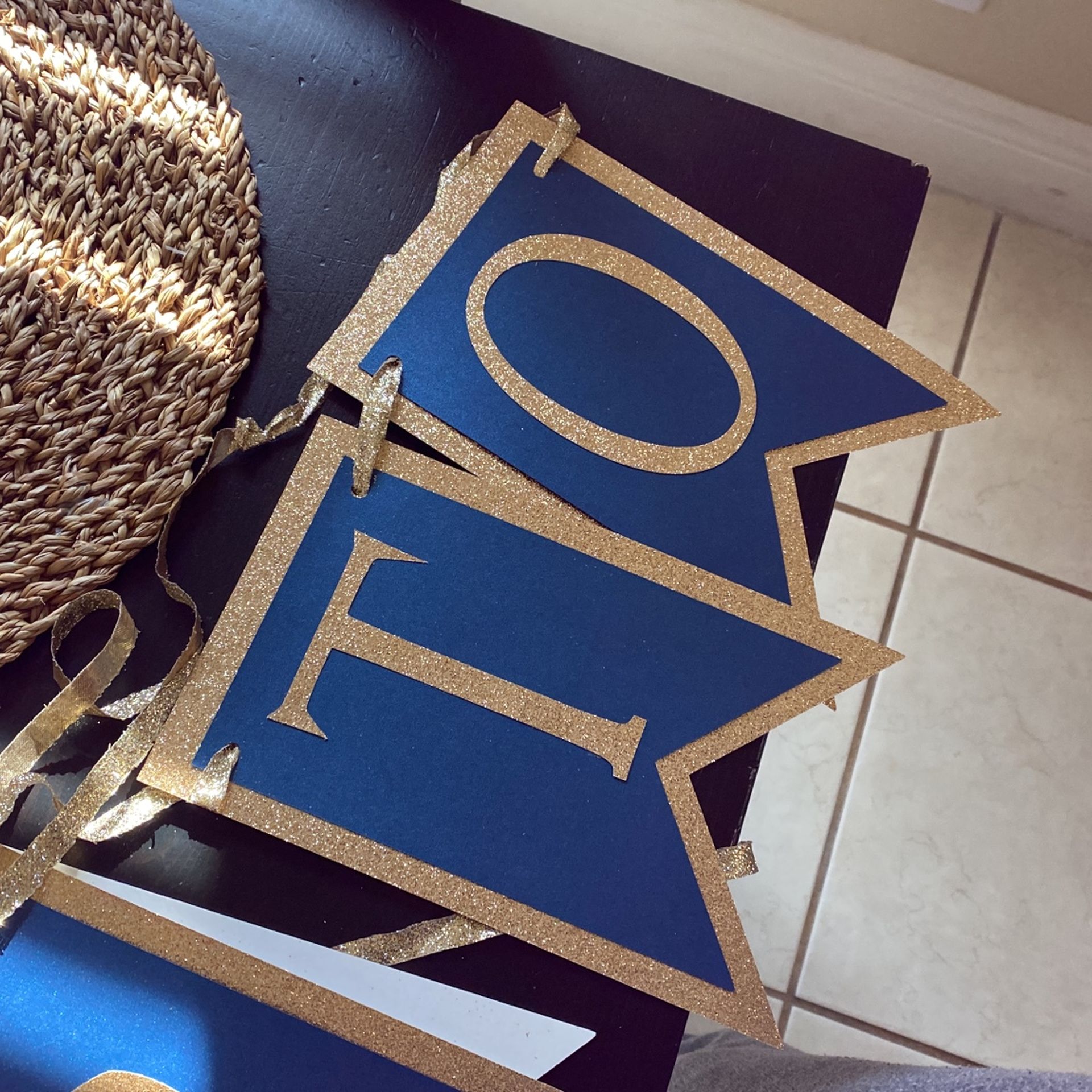 Cheers To The Years Hanging party sign/Decor