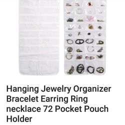New Hanging jewelry hanging organizer case