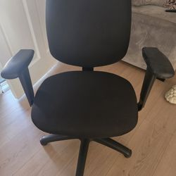 black chair