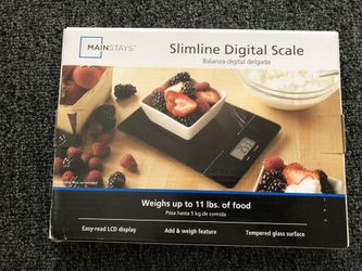 Slimline digital scale