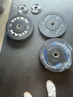 Bumper weight plates 390 in total weight