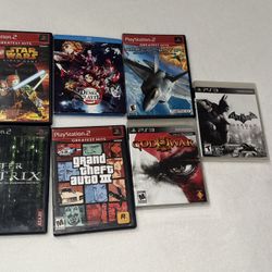 Ps2 ,ps3 1 Blue Ray $10 Each 