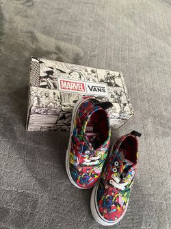 Marvel VANS toddlers WORN for 2 hours