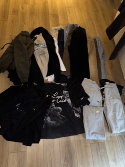 Clothes bundle-darc, Nike, Ralph Lauren, outerwear, jeans, sweats, zip ups, hoodies