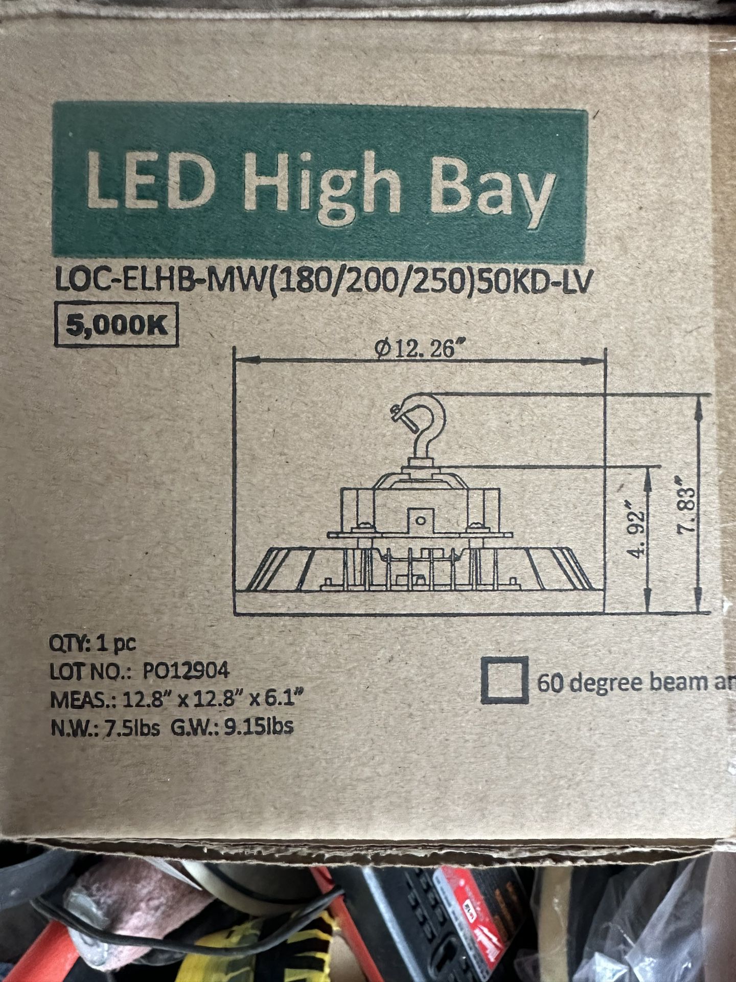 Led High Bay  ( 9 lights ) 