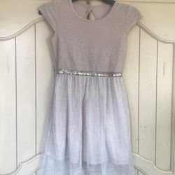 Gold Sparkle 6 Girls Dress