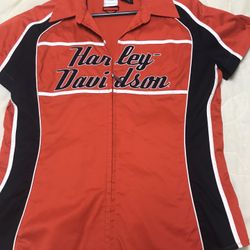 Women’s Harley Davidson zip up top