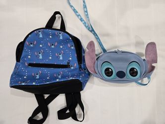 Stitch Purse & Mini Backpack- $15