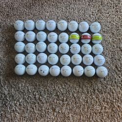 40 Like New Taylor Made Golf Balls