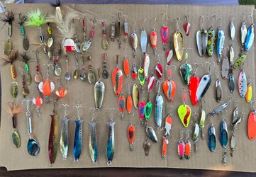 Assorted Fishing Spoons and Spinners $3.00 EACH