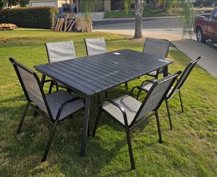 7 piece outdoor dining set