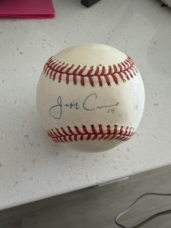 Signed baseball Jeff Connie