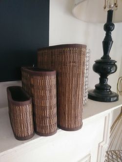 Rustic letter paper organizer