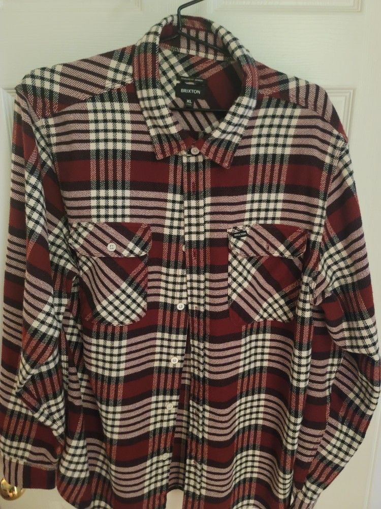 XL Plaid Flannel Shirt Brixton