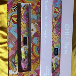 BNIB 50th Edition Barbie Chi Straightener