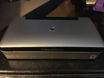 Hp Officejet 100 Mobile Inkjet Bluetooth Inkjet Printer w/battery  AC adapter ,usb cable  ink Catridge Not Included