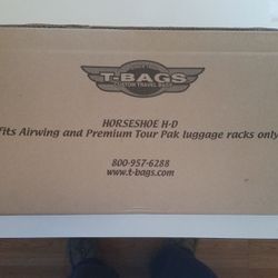 For Harley Davidson New T-bags Custom Horseshoe Trunk Rack Travel Touring Bag $100.00